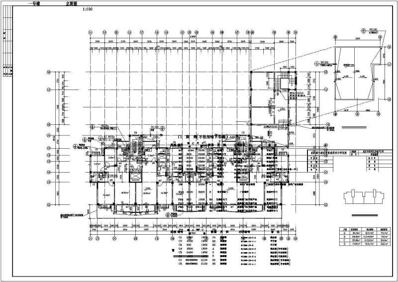 小高层住宅全套建筑施工<a href=https://www.yitu.cn/su/7590.html target=_blank class=infotextkey>设计</a>CAD<a href=https://www.yitu.cn/su/7937.html target=_blank class=infotextkey>图纸</a>