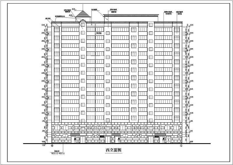 某<a href=https://www.yitu.cn/su/7872.html target=_blank class=infotextkey>地</a>高层住宅<a href=https://www.yitu.cn/su/8159.html target=_blank class=infotextkey>楼</a>建筑<a href=https://www.yitu.cn/su/7590.html target=_blank class=infotextkey>设计</a>CAD<a href=https://www.yitu.cn/su/7937.html target=_blank class=infotextkey>图纸</a>