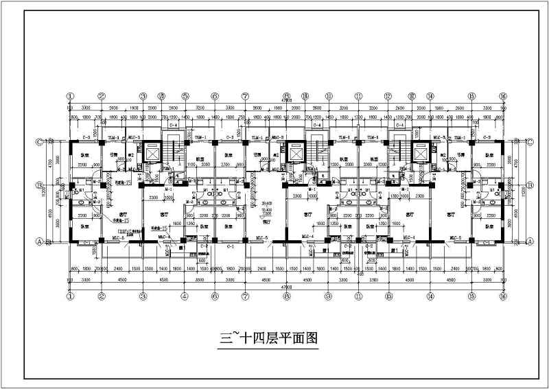 某<a href=https://www.yitu.cn/su/7872.html target=_blank class=infotextkey>地</a>高层住宅<a href=https://www.yitu.cn/su/8159.html target=_blank class=infotextkey>楼</a>建筑<a href=https://www.yitu.cn/su/7590.html target=_blank class=infotextkey>设计</a>CAD<a href=https://www.yitu.cn/su/7937.html target=_blank class=infotextkey>图纸</a>