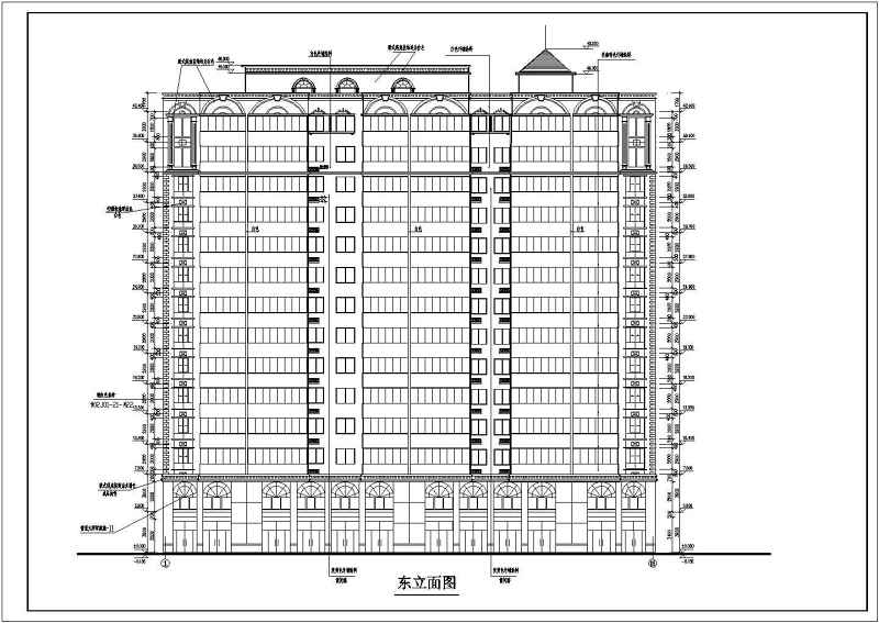 某<a href=https://www.yitu.cn/su/7872.html target=_blank class=infotextkey>地</a>高层住宅<a href=https://www.yitu.cn/su/8159.html target=_blank class=infotextkey>楼</a>建筑<a href=https://www.yitu.cn/su/7590.html target=_blank class=infotextkey>设计</a>CAD<a href=https://www.yitu.cn/su/7937.html target=_blank class=infotextkey>图纸</a>