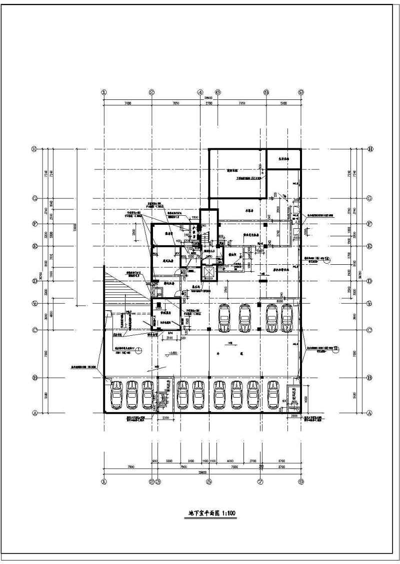 高层住宅<a href=https://www.yitu.cn/su/8159.html target=_blank class=infotextkey>楼</a>建筑<a href=https://www.yitu.cn/su/7590.html target=_blank class=infotextkey>设计</a>CAD图