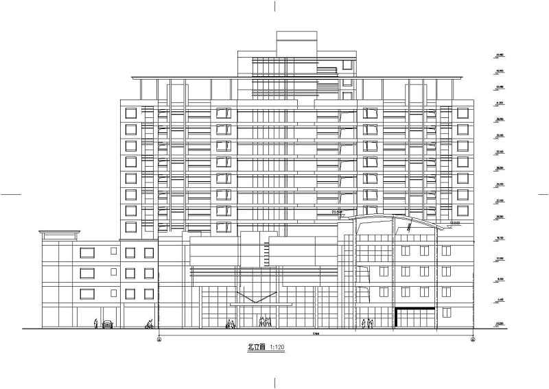 高层住宅建筑<a href=https://www.yitu.cn/su/7590.html target=_blank class=infotextkey>设计</a>全套CAD<a href=https://www.yitu.cn/su/7937.html target=_blank class=infotextkey>图纸</a>