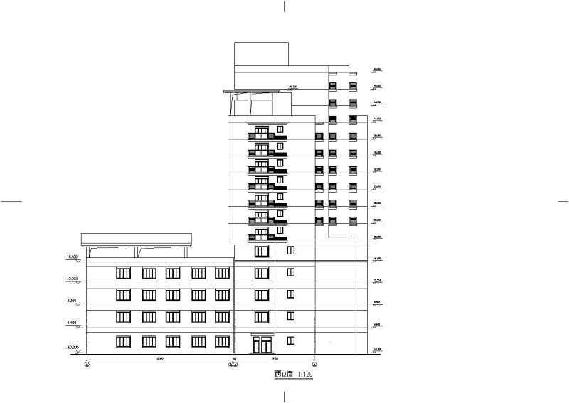 高层住宅建筑<a href=https://www.yitu.cn/su/7590.html target=_blank class=infotextkey>设计</a>全套CAD<a href=https://www.yitu.cn/su/7937.html target=_blank class=infotextkey>图纸</a>