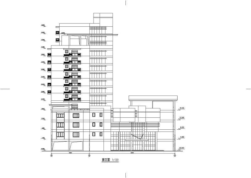 高层住宅建筑<a href=https://www.yitu.cn/su/7590.html target=_blank class=infotextkey>设计</a>全套CAD<a href=https://www.yitu.cn/su/7937.html target=_blank class=infotextkey>图纸</a>