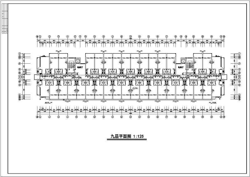 小高层单身公寓建筑<a href=https://www.yitu.cn/su/7590.html target=_blank class=infotextkey>设计</a>全套CAD<a href=https://www.yitu.cn/su/7937.html target=_blank class=infotextkey>图纸</a>