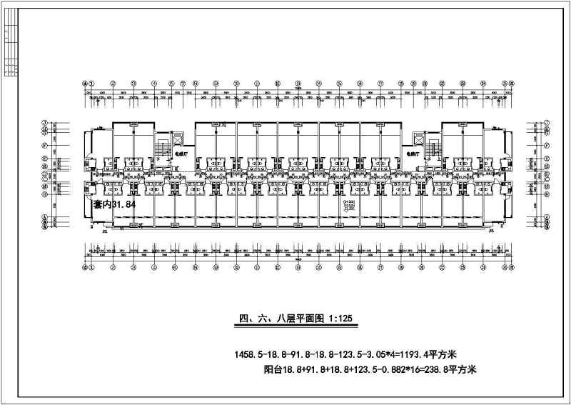 小高层单身公寓建筑<a href=https://www.yitu.cn/su/7590.html target=_blank class=infotextkey>设计</a>全套CAD<a href=https://www.yitu.cn/su/7937.html target=_blank class=infotextkey>图纸</a>