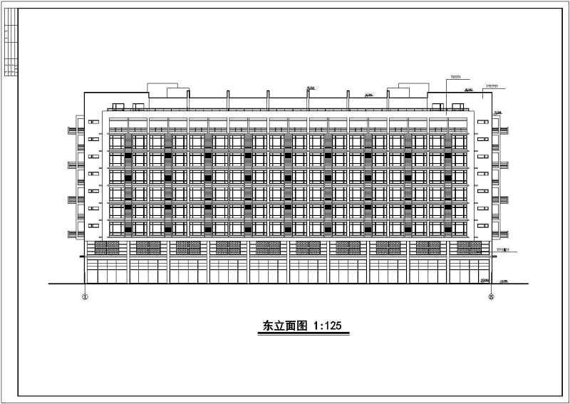 小高层单身公寓建筑<a href=https://www.yitu.cn/su/7590.html target=_blank class=infotextkey>设计</a>全套CAD<a href=https://www.yitu.cn/su/7937.html target=_blank class=infotextkey>图纸</a>