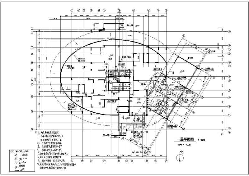 高层建筑住宅<a href=https://www.yitu.cn/su/8159.html target=_blank class=infotextkey>楼</a>建筑施工全套CAD图