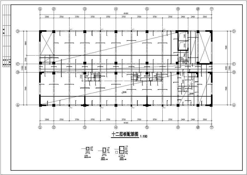 <a href=https://www.yitu.cn/su/7872.html target=_blank class=infotextkey>地</a>下1层<a href=https://www.yitu.cn/su/7872.html target=_blank class=infotextkey>地</a>上13层框剪商贸大厦结构cad施工图