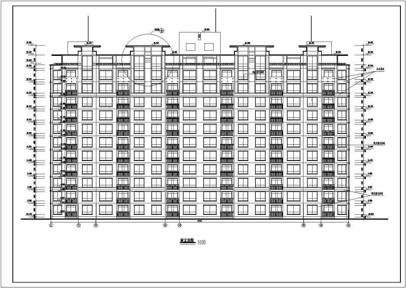 高层住宅<a href=https://www.yitu.cn/su/8159.html target=_blank class=infotextkey>楼</a>建筑方案全套CAD<a href=https://www.yitu.cn/su/7937.html target=_blank class=infotextkey>图纸</a>