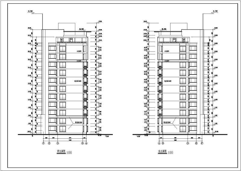 高层住宅<a href=https://www.yitu.cn/su/8159.html target=_blank class=infotextkey>楼</a>建筑方案全套CAD<a href=https://www.yitu.cn/su/7937.html target=_blank class=infotextkey>图纸</a>