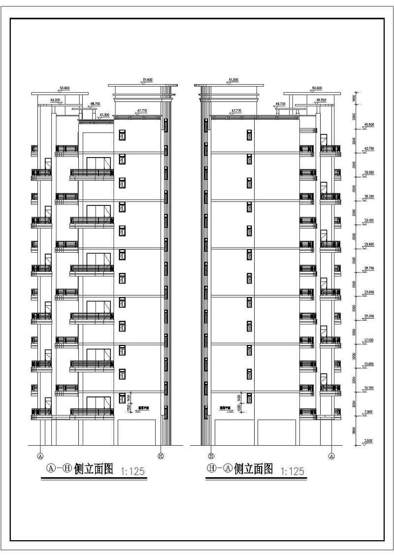 高层住宅<a href=https://www.yitu.cn/su/8159.html target=_blank class=infotextkey>楼</a>建筑<a href=https://www.yitu.cn/su/7590.html target=_blank class=infotextkey>设计</a>全套CAD<a href=https://www.yitu.cn/su/7937.html target=_blank class=infotextkey>图纸</a>