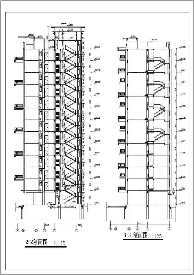 高层住宅<a href=https://www.yitu.cn/su/8159.html target=_blank class=infotextkey>楼</a>建筑<a href=https://www.yitu.cn/su/7590.html target=_blank class=infotextkey>设计</a>全套CAD<a href=https://www.yitu.cn/su/7937.html target=_blank class=infotextkey>图纸</a>