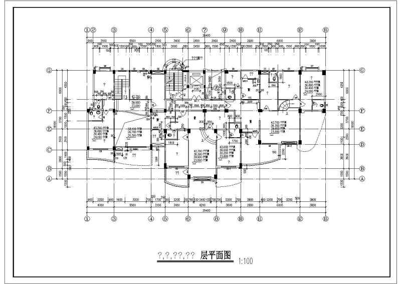 高层住宅<a href=https://www.yitu.cn/su/8159.html target=_blank class=infotextkey>楼</a>建筑<a href=https://www.yitu.cn/su/7590.html target=_blank class=infotextkey>设计</a>全套CAD<a href=https://www.yitu.cn/su/7937.html target=_blank class=infotextkey>图纸</a>