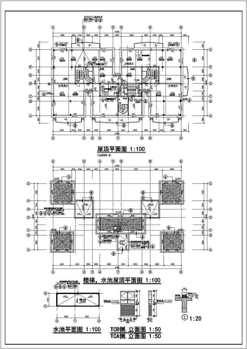 高层住宅建筑施工全套CAD图