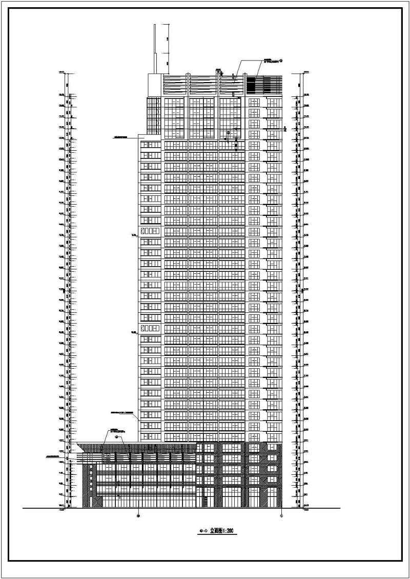 高层层住宅<a href=https://www.yitu.cn/su/8159.html target=_blank class=infotextkey>楼</a>建筑<a href=https://www.yitu.cn/su/7590.html target=_blank class=infotextkey>设计</a>方案全套CAD<a href=https://www.yitu.cn/su/7937.html target=_blank class=infotextkey>图纸</a>