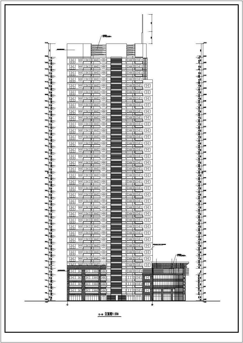 高层层住宅<a href=https://www.yitu.cn/su/8159.html target=_blank class=infotextkey>楼</a>建筑<a href=https://www.yitu.cn/su/7590.html target=_blank class=infotextkey>设计</a>方案全套CAD<a href=https://www.yitu.cn/su/7937.html target=_blank class=infotextkey>图纸</a>