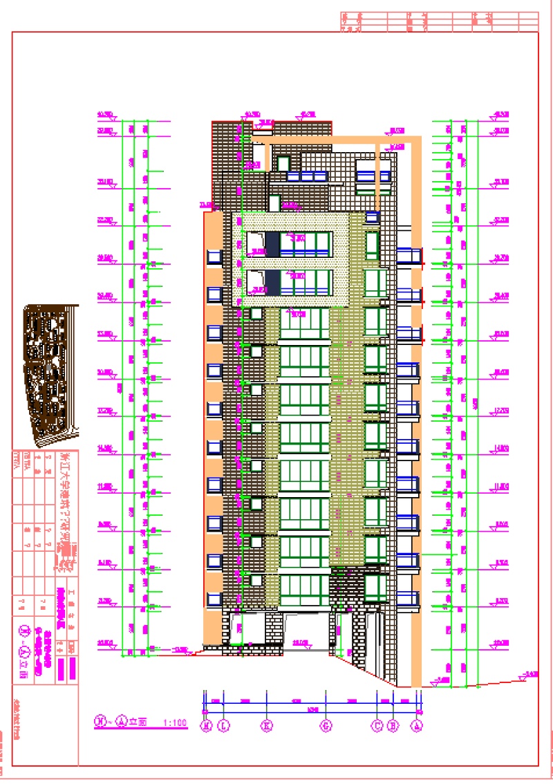 小高层住宅<a href=https://www.yitu.cn/su/8159.html target=_blank class=infotextkey>楼</a>建筑<a href=https://www.yitu.cn/su/7590.html target=_blank class=infotextkey>设计</a>施工CAD<a href=https://www.yitu.cn/su/7937.html target=_blank class=infotextkey>图纸</a>