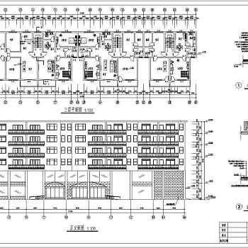 某地六层底框建筑结构施工图（毕业设计）