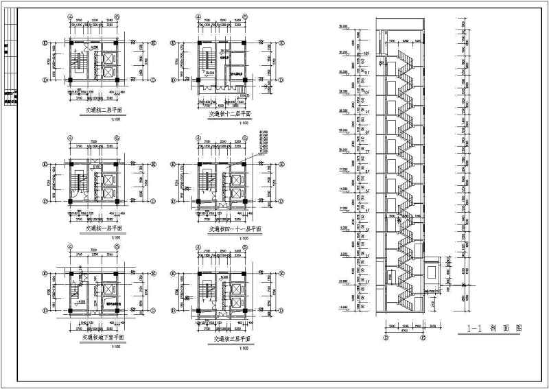 板式小高层建筑方案<a href=https://www.yitu.cn/su/7590.html target=_blank class=infotextkey>设计</a>全套CAD<a href=https://www.yitu.cn/su/7937.html target=_blank class=infotextkey>图纸</a>