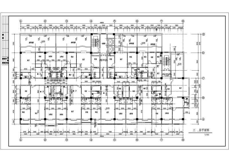 板式小高层建筑方案<a href=https://www.yitu.cn/su/7590.html target=_blank class=infotextkey>设计</a>全套CAD<a href=https://www.yitu.cn/su/7937.html target=_blank class=infotextkey>图纸</a>