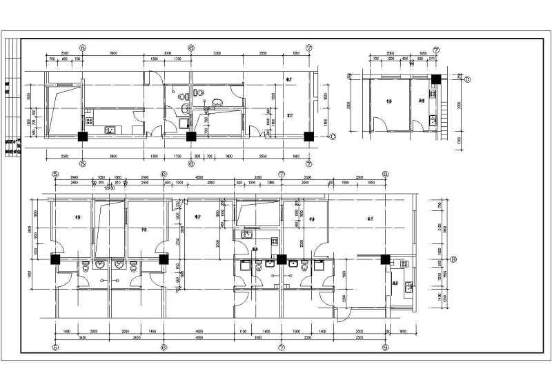 板式小高层建筑方案<a href=https://www.yitu.cn/su/7590.html target=_blank class=infotextkey>设计</a>全套CAD<a href=https://www.yitu.cn/su/7937.html target=_blank class=infotextkey>图纸</a>