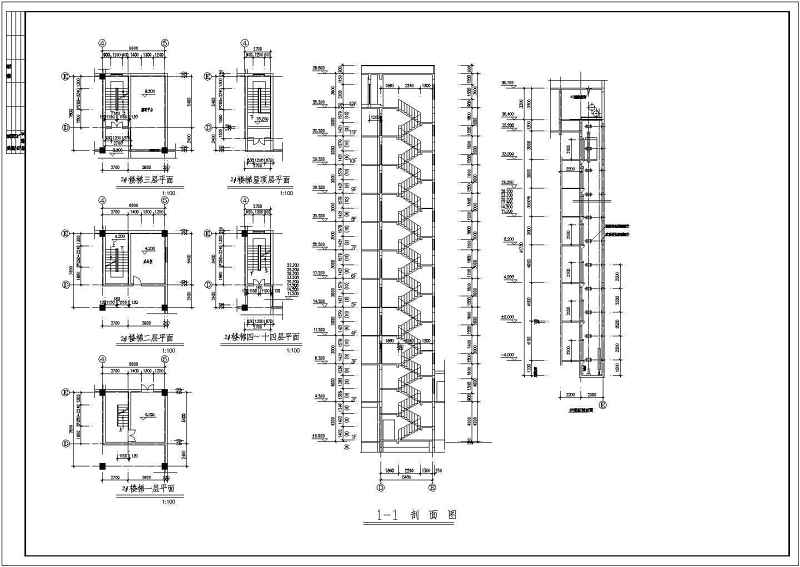 板式小高层建筑方案<a href=https://www.yitu.cn/su/7590.html target=_blank class=infotextkey>设计</a>全套CAD<a href=https://www.yitu.cn/su/7937.html target=_blank class=infotextkey>图纸</a>