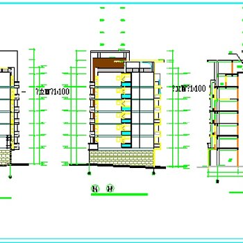 某小高层建筑全套设计CAD施工图