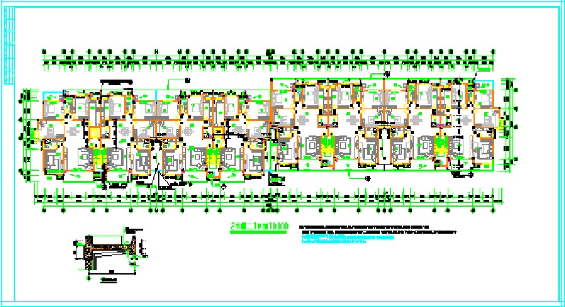 某小高层建筑全套<a href=https://www.yitu.cn/su/7590.html target=_blank class=infotextkey>设计</a>CAD施工图