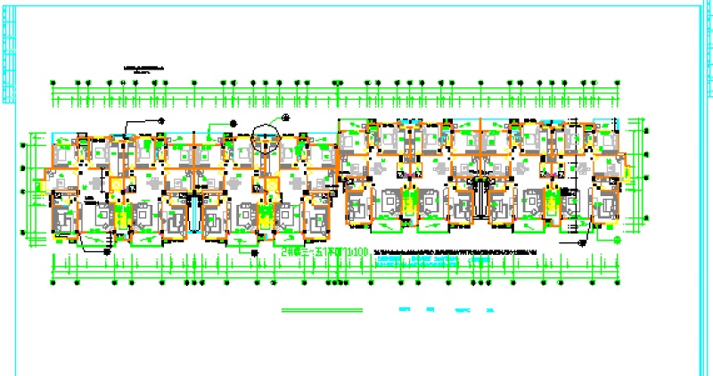 某小高层建筑全套<a href=https://www.yitu.cn/su/7590.html target=_blank class=infotextkey>设计</a>CAD施工图