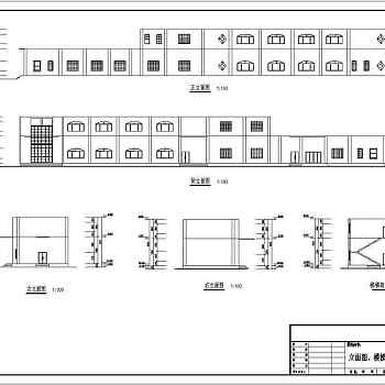 某地社区活动中心建筑和结构设计施工图（毕业设计）