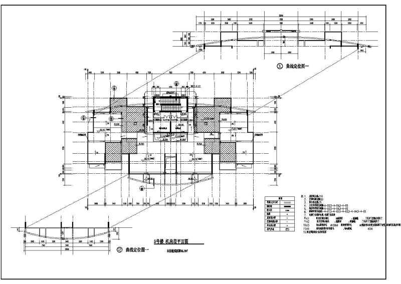 某高层住宅<a href=https://www.yitu.cn/su/8159.html target=_blank class=infotextkey>楼</a>建筑施工全套CAD图