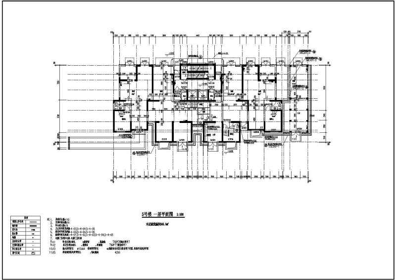 某高层住宅<a href=https://www.yitu.cn/su/8159.html target=_blank class=infotextkey>楼</a>建筑施工全套CAD图