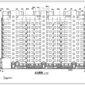现行经典的小高层住宅建筑施工设计CAD图