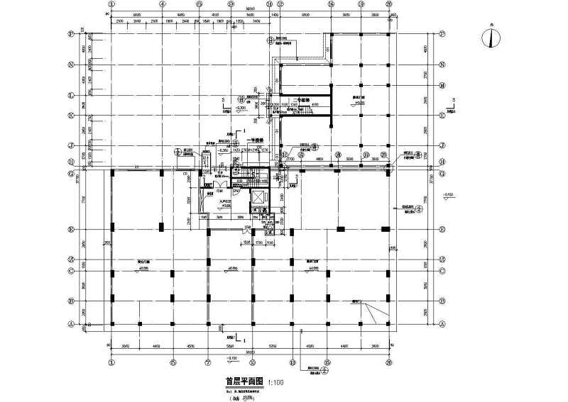 小高层商住<a href=https://www.yitu.cn/su/8159.html target=_blank class=infotextkey>楼</a>建筑<a href=https://www.yitu.cn/su/7590.html target=_blank class=infotextkey>设计</a>CAD施工图