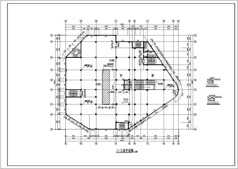 某七层<a href=https://www.yitu.cn/su/7637.html target=_blank class=infotextkey>框架</a>结构<a href=https://www.yitu.cn/su/7613.html target=_blank class=infotextkey>农贸市场</a><a href=https://www.yitu.cn/su/8159.html target=_blank class=infotextkey>楼</a><a href=https://www.yitu.cn/su/7590.html target=_blank class=infotextkey>设计</a>cad全套建施图