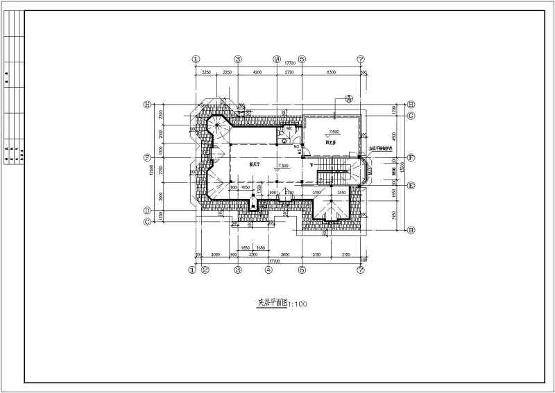 某别墅建筑结构施工图带效果图