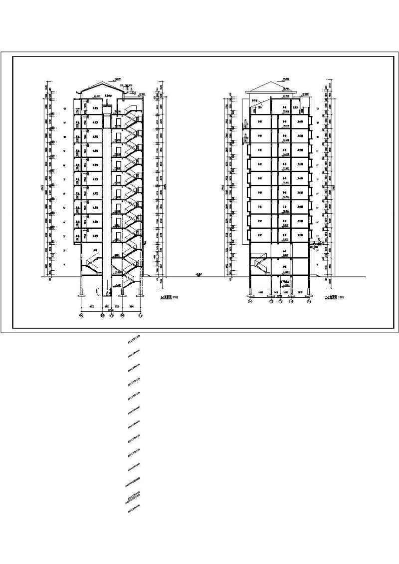 书香门第公寓小高层住宅建筑施工CAD<a href=https://www.yitu.cn/su/7590.html target=_blank class=infotextkey>设计</a>图