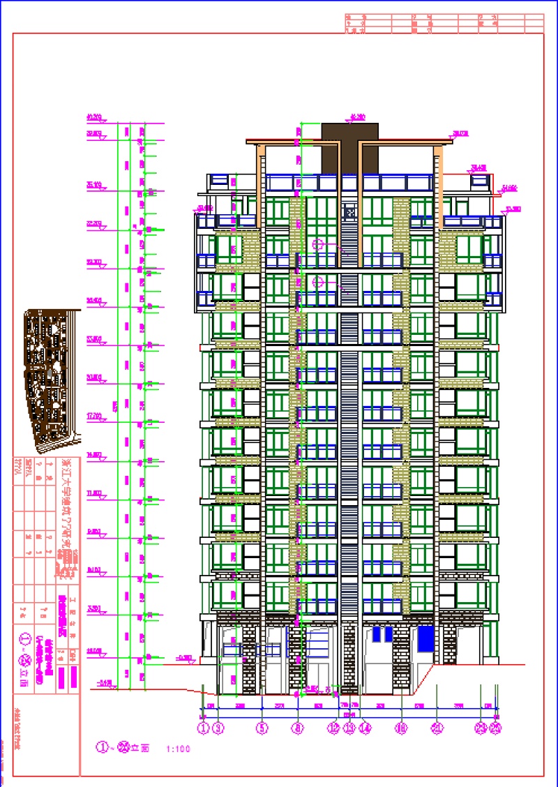 小高层住宅<a href=https://www.yitu.cn/su/8159.html target=_blank class=infotextkey>楼</a>建筑<a href=https://www.yitu.cn/su/7590.html target=_blank class=infotextkey>设计</a>施工CAD全套<a href=https://www.yitu.cn/su/7937.html target=_blank class=infotextkey>图纸</a>