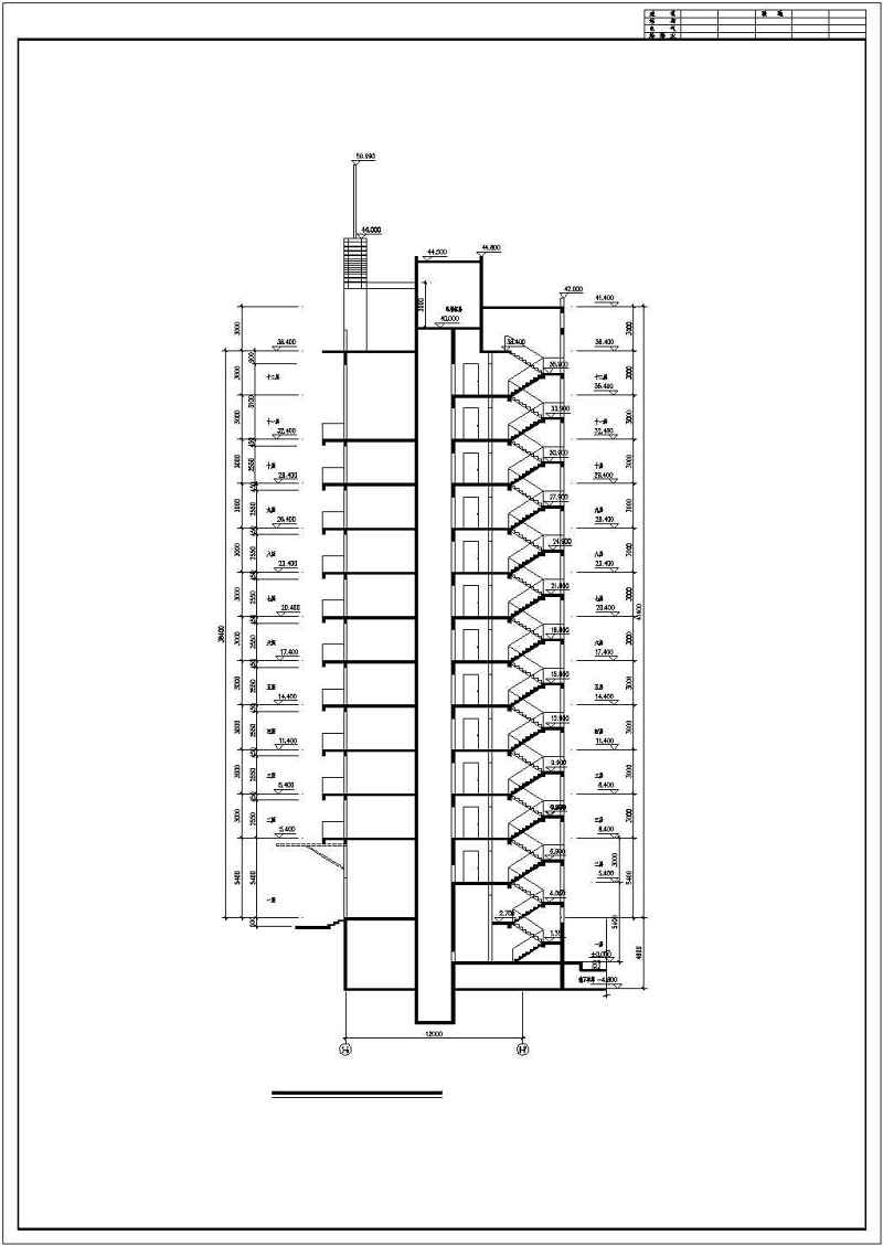 小高层住宅全套建筑施工<a href=https://www.yitu.cn/su/7590.html target=_blank class=infotextkey>设计</a>CAD<a href=https://www.yitu.cn/su/7937.html target=_blank class=infotextkey>图纸</a>