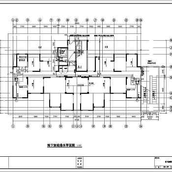 安徽高层住宅小区及其配套建筑给排水施工图