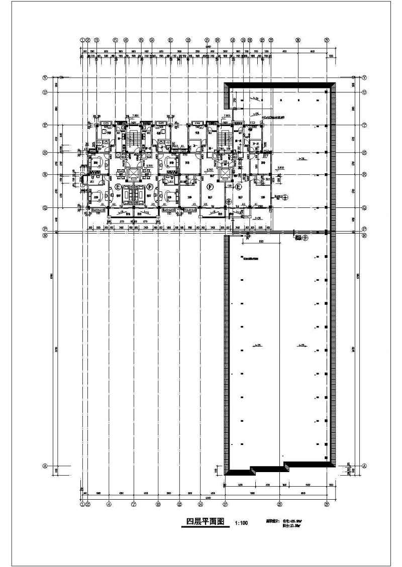 沿街小高层平立剖面建筑<a href=https://www.yitu.cn/su/7590.html target=_blank class=infotextkey>设计</a>CAD施工图