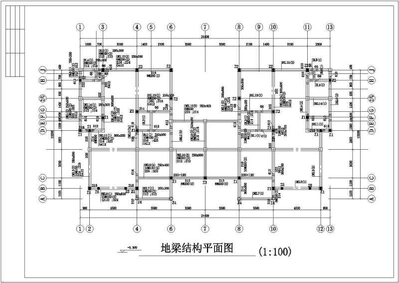 某三层混合结构别墅全套建筑结构施工图附效果图