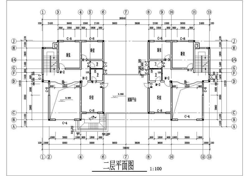 某三层混合结构别墅全套建筑结构施工图附效果图