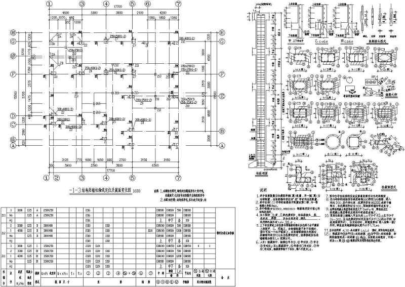 某经典别墅全套建筑结构施工图附效果图