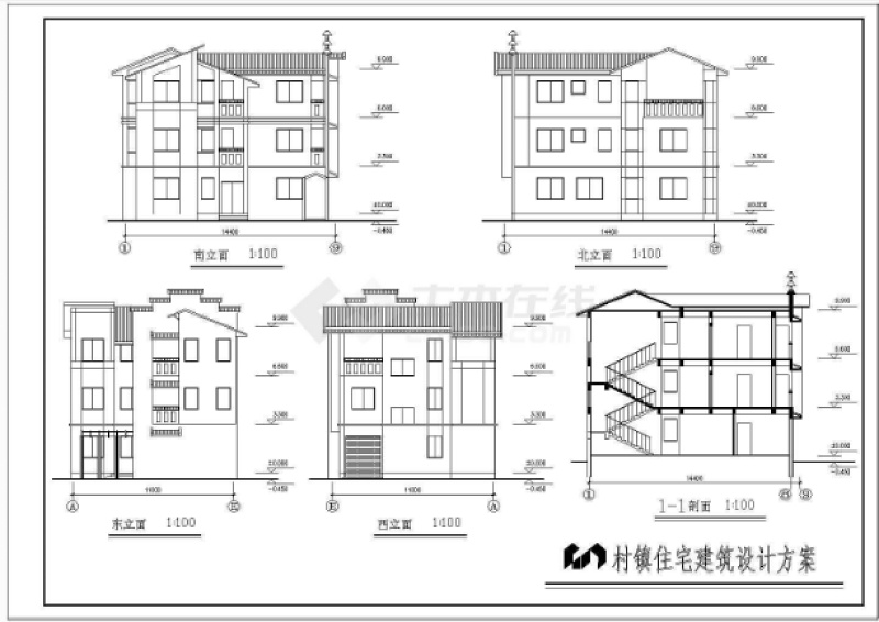 2018最新整理-49套，农村住宅别墅建筑<a href=https://www.yitu.cn/su/7590.html target=_blank class=infotextkey>设计</a>图、方案图（含效果图）