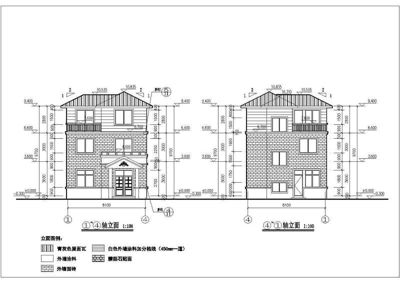 某<a href=https://www.yitu.cn/su/7989.html target=_blank class=infotextkey>小型</a>农村三层别墅<a href=https://www.yitu.cn/su/7590.html target=_blank class=infotextkey>设计</a>建筑cad图（含效果图）