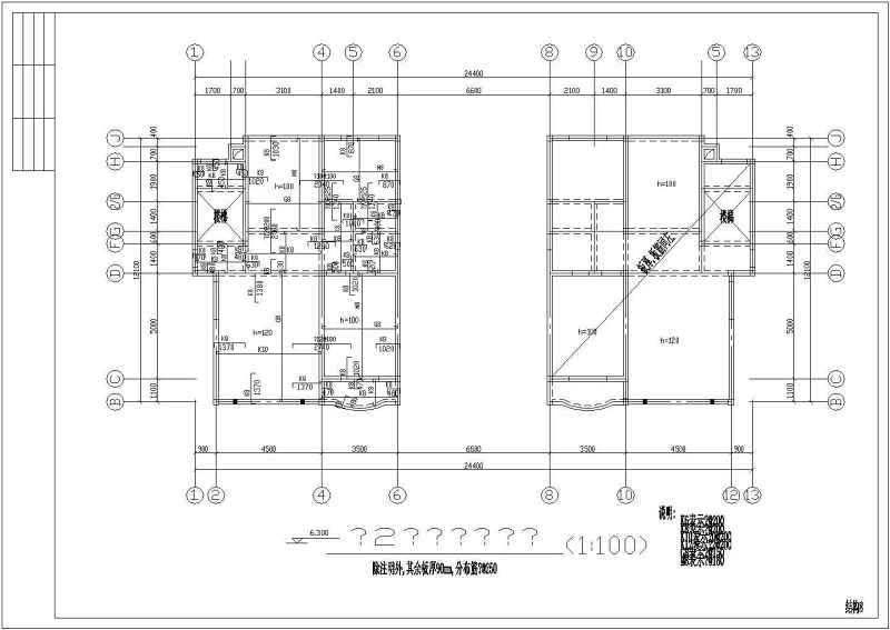 三层新农村别墅建筑<a href=https://www.yitu.cn/su/7590.html target=_blank class=infotextkey>设计</a>cad图（含效果图）