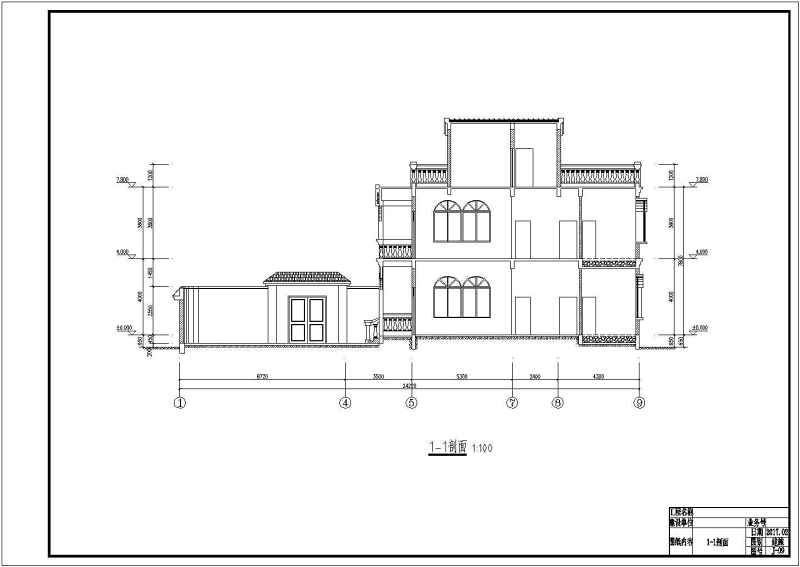 比较受欢迎的别墅建筑CAD施工图全套（含效果图及建筑<a href=https://www.yitu.cn/su/7590.html target=_blank class=infotextkey>设计</a>总说明）