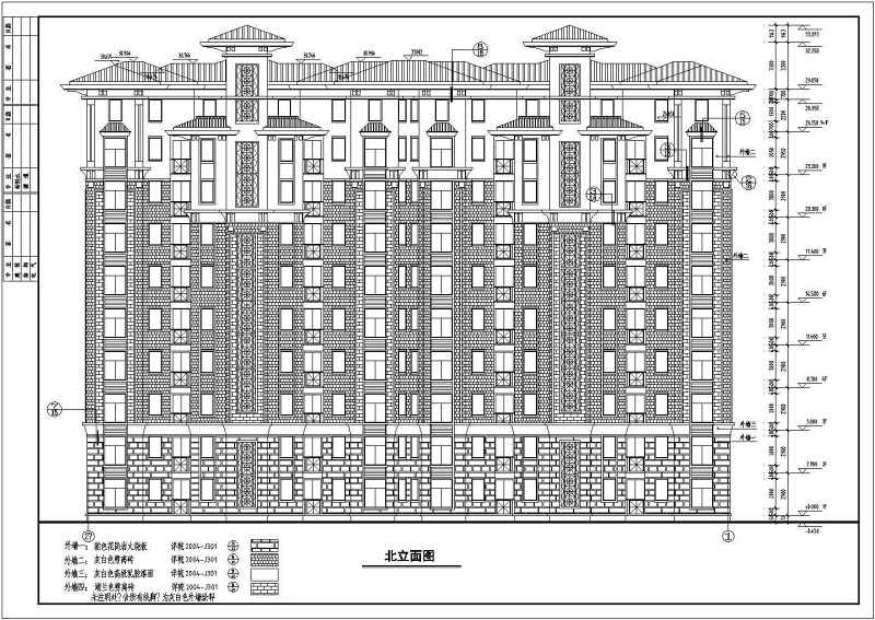 南郡明珠小高层住宅建筑全套<a href=https://www.yitu.cn/su/7590.html target=_blank class=infotextkey>设计</a>CAD施工图